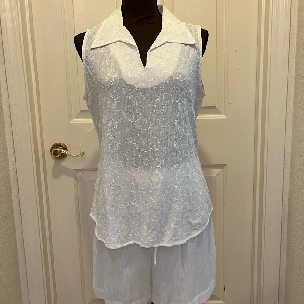 White shirt set